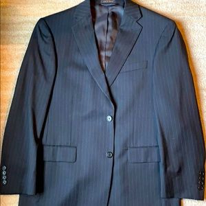 Tommy Hilfiger Black Pinstripe Suit